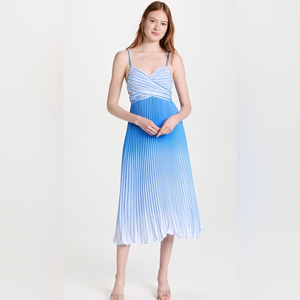 NWT $695 Ramy Brook Beckett Dress Ocean